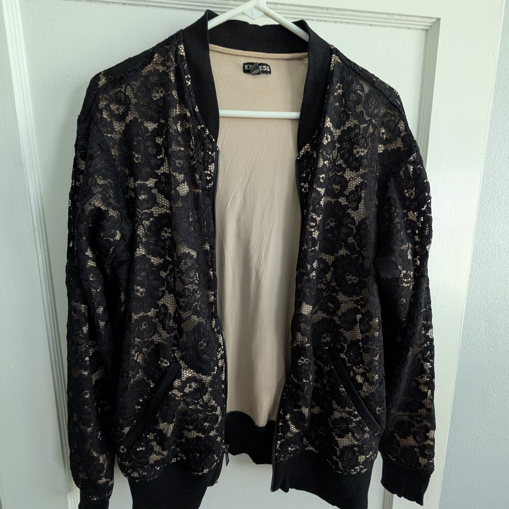 Express | Black Lace Women's Jacket